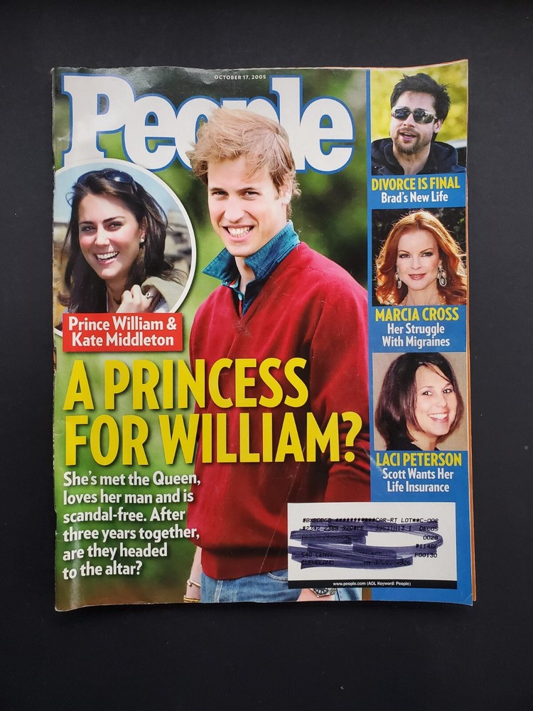 People Magazine Prince William & Princess Kate October 17 2005 021122NONR