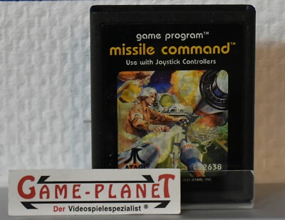 Missile Command Atari 2600 VCS Modul SEHR GUT Game Program Retro Einkaufgp