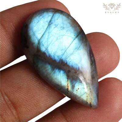 247.80 CTS Natural Untreated Labradorite Beaded Necklace – Blue Flash, 20 Inch