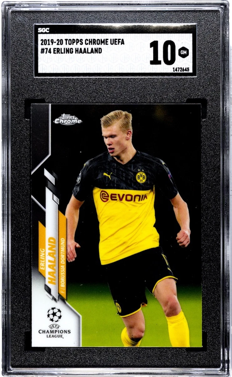2019-20 Topps Chrome UCL Erling Haaland #74 for sale | eBay