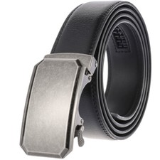 2020 Classic Men's Cow Leather Belt Antique Automatic Buckle Strap Gife Jeans