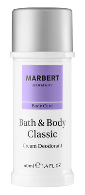 MARBERT Bath & Body Classic Cream Deodorant 40 ml OVP