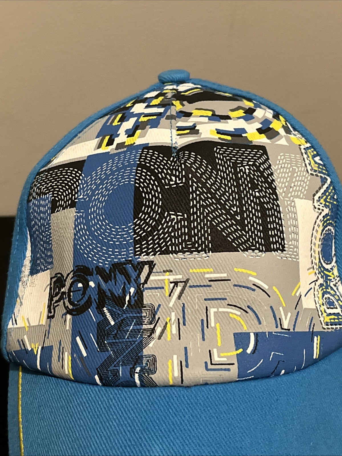 Cappello Berretto Baseball PONY (Marca Calzature) Logo Geometrico Taglia Giovanile