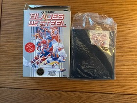 Konami Blades of Steel Nintendo NES Sports Hockey Two Players Simultaneous Play