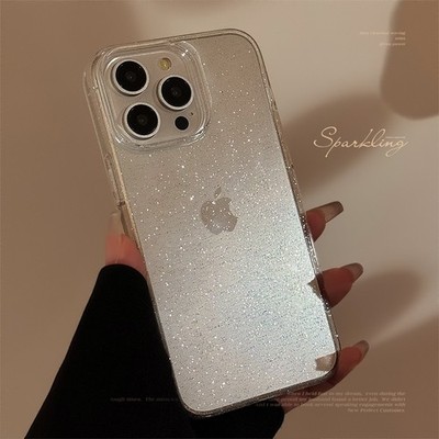Clear Shiny Luxury Soft Case, High-End Protective Cover For iPhone 16 15 14 12