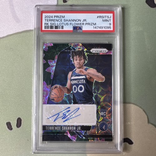 2024-25 Panini Prizm - Terrence Shannon Jr. Lotus RC Auto /18 - Super Rare PSA 9