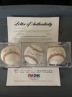 Willie Mays Hank Aaron Mike Schmidt Signed MLB Baseballs.  500 HR Club!  HOFs!!