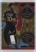2022-23 Select Draft Selections Memorabilia Tie-Dye Prizm 7/25 Ochai Agbaji 0zk4