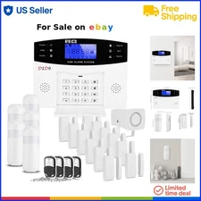 Wireless DIY Burglar Alarm System GSM Home Security Kit Remote Control