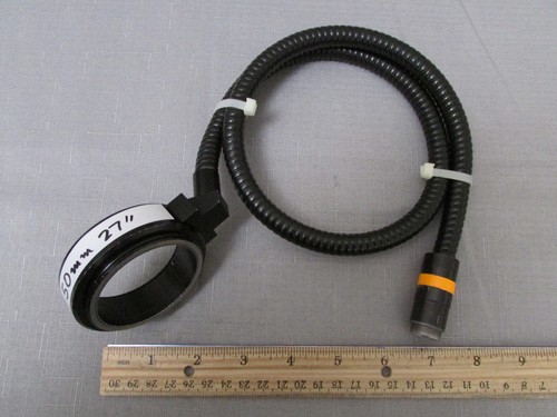 Leeds Fiber Optic Ring Light 27-Inch Long Flexible Cable 50mm I.D. Straight End