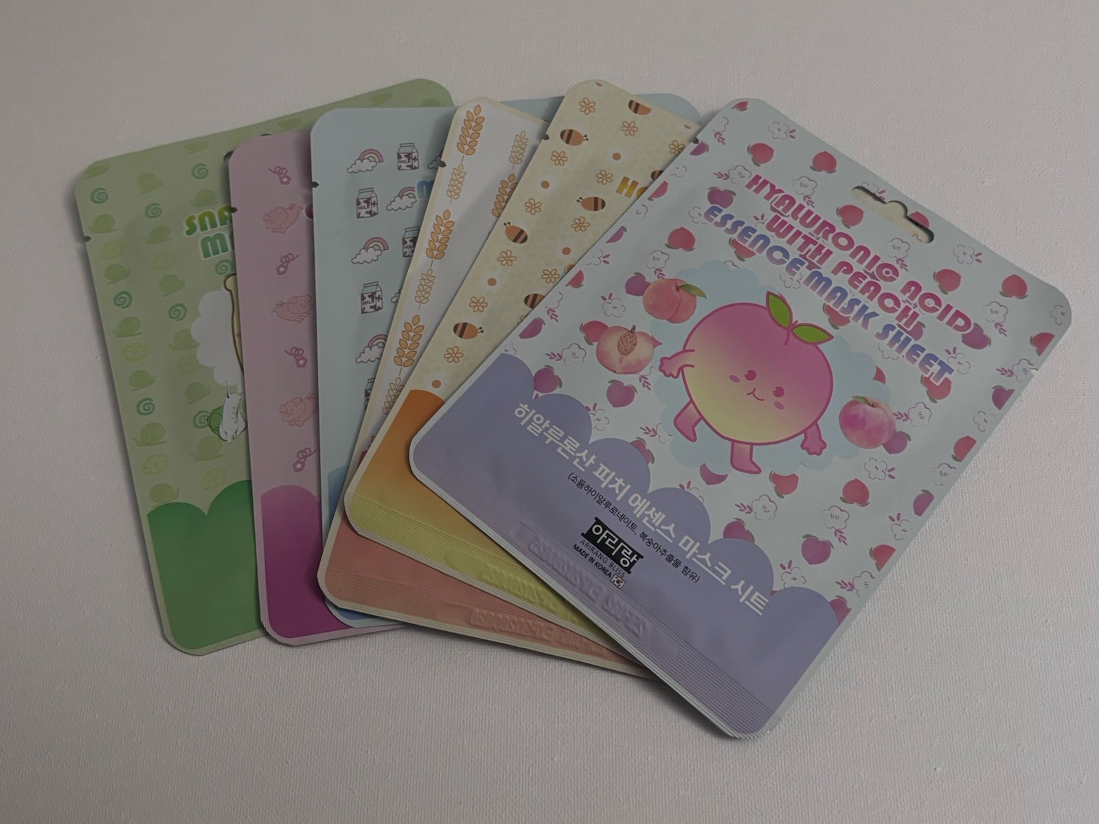Arirang Bliss Face Mask Sheets - Variety Set Of 6