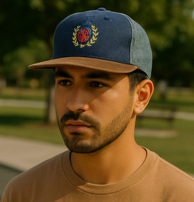VTG Colorblock Normcore Heritage Embroidered Snapback Cap Retro Streetwear  L XL