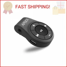 APEKX Clip Bluetooth Audio Adapter for Headphones, Headset, Speaker, Wireless Re