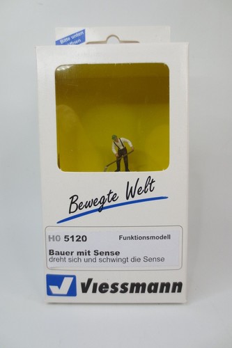 Viessmann H0 5120 modelo funcional "Bauer mit Sense" NUEVO & EMBALAJE ORIGINAL CH24633 | Zustand: Neu