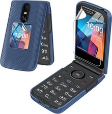 For TCL Flip 4 5G/T440 2025 Phone Case with Screen Protector Slim Hard Shell P