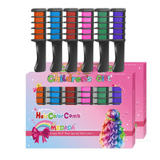 2 Set-New Hair Chalk Comb for Girls Kids, Washable Temporary Hair Color Dye for