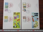 Japan Stamp First Day Cover Letter Writing Day 2 Covers Large format (ふみの日) 2016