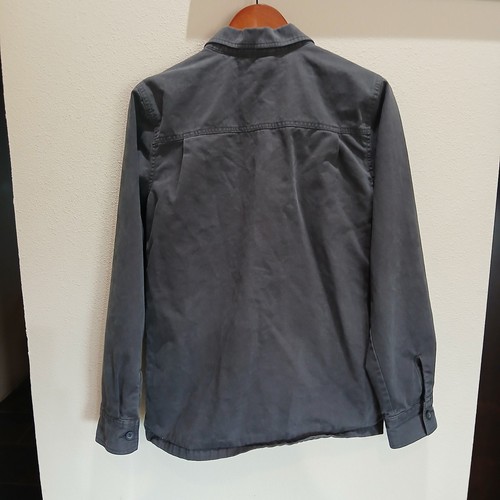 Vans Gray Skate Jacket Mens Size Small Coat Long Sleeve Off The Wall Workwear - Picture 3 of 20