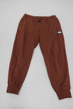North Face Sweatpants Womens Medium Brown Fleece Joggers Lounge Activewear Cozy