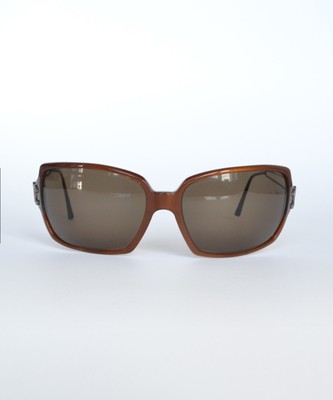 Vintage Chanel 5037 CC Logo Sunglasses Burgundy Brown Y2K Metal Frames Vintage CHANEL Sunglasses CC Metal Logo 5037 y2k Burgundy  main image 3