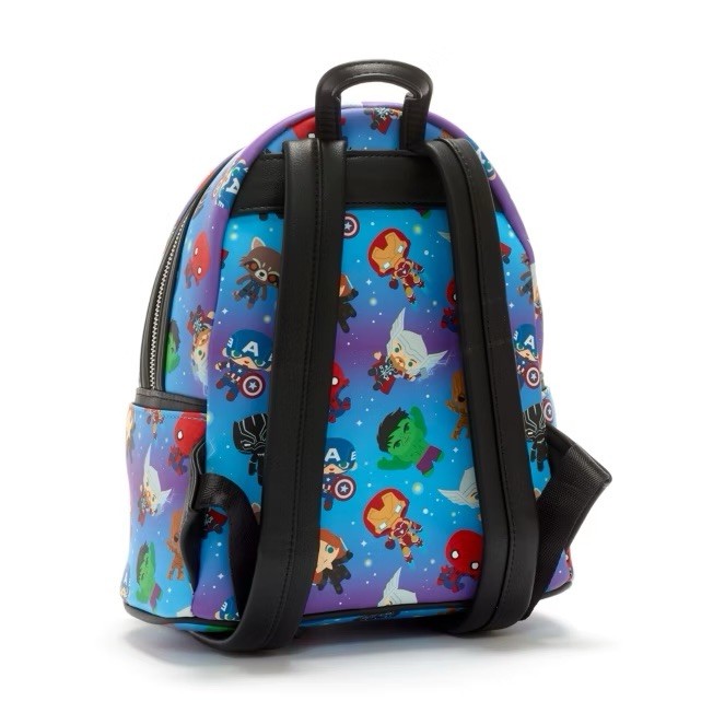 NWT Disney Marvel Chibi Avengers Characters Loungefly Mini Backpack image 8