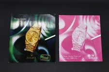Rolex Catalogue & Price List  1999 - Submariner/GMT-Master/Cosmograph