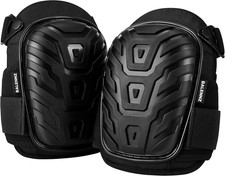 Professional Knee Pads for Work - Heavy Duty Foam Padding Gel Construction Knee