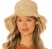 Hat Attack Womens Bucket Hat Tan Packable Raf...