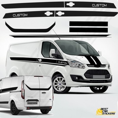 Für Ford Transit Vinyl Seitenstreifen Kit für Custom Van Camper Van Grafik LWB