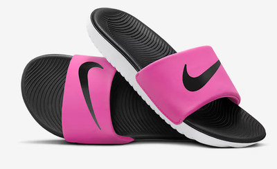 Nike Kawa Slide Laser Fuchsia/ White/ Black 3Y