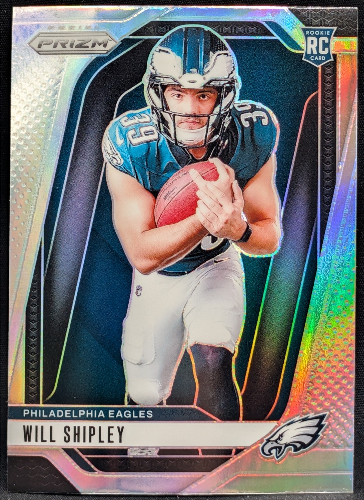 2024 Panini Prizm Rookie Variations Silver Prizm #40 Will Shipley 