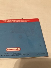 Kirby's Adventure Nintendo NES Manuale Istruzioni Libretto SOLO Leggere Descrizione