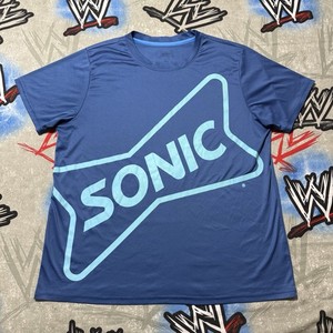 T-shirt Unisexe Sonic Burgers Restaurant - Logo - Taille S à 5XL - Coton Lourd - Expédié Des USA