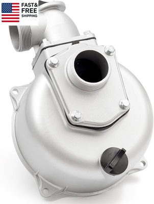 #ad #ad 2 Inch Water Pump Body Housing with 4 Bolts on Water Inlet Replacement for Preda $91.67