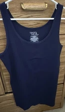 Time And Tru Women’s Tank Top Navy Blue Large