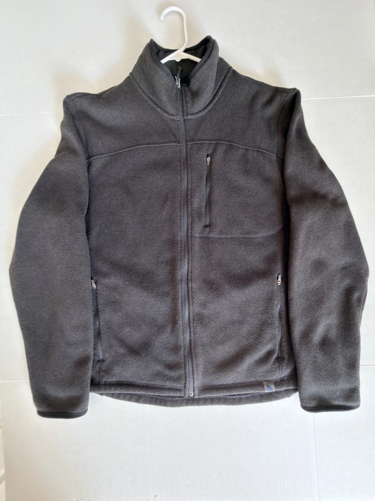 L.L.Bean Vintage Gray Fleece Jacket XL Full Zip YKK Slightly Fitted