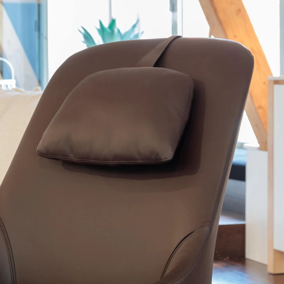 Giorgetti Sessel Normal Leder 2212 Dunkelbraun Gestell Buche Matt - Bild 3 von 4