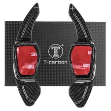 T CARBON ECHT Schaltwippen SCHWARZ für VW GOLF 5 V 1K R32 04-08 VI 6 1K 5K 08-13