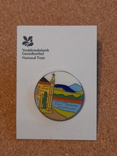 National Trust PLAS NEWYDD House With A View Charity Pin Badge