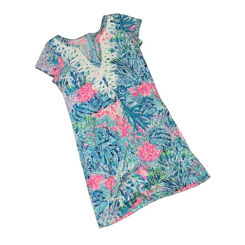 Lilly Pulitzer Women's Brewster Dress Multi Sink or Swim Size Small