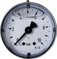 "Afriso Glyzerin-Manometer Ø 40Mm DN6 1/8\" Axial 0-10Bar"