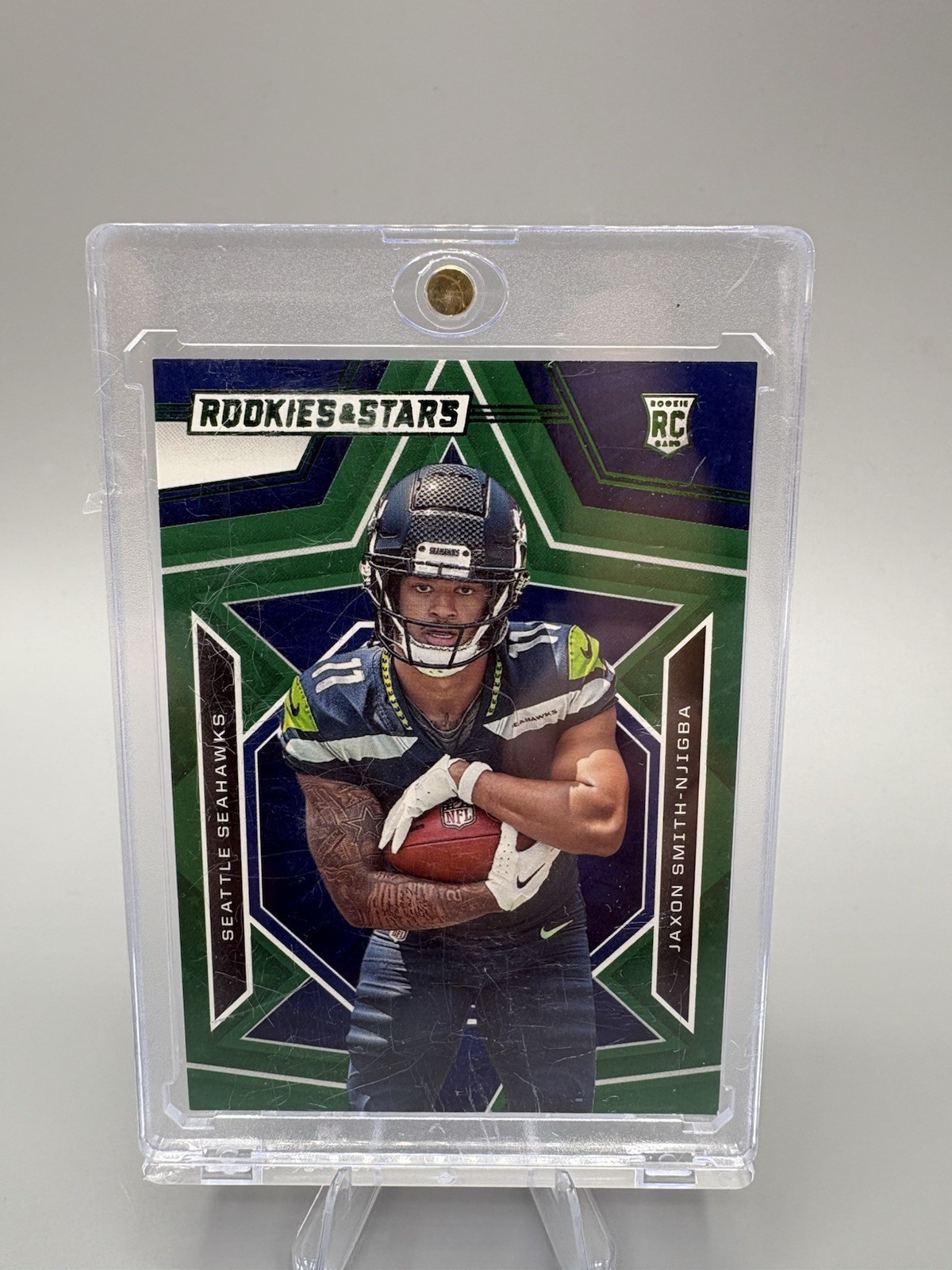 2023 Panini Rookies & Stars Jaxon Smith-Njigba RC Green Rookie #151 Color Match