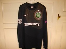 Match worn shirt  Celtic Forster goalkeeper Scotland football Champions
