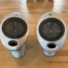Pair KEF Egg Speakers HTS2001 Surround Sound Hifi