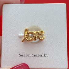 925 sterling silver Handwritten Love Charm,Charm for bracelet