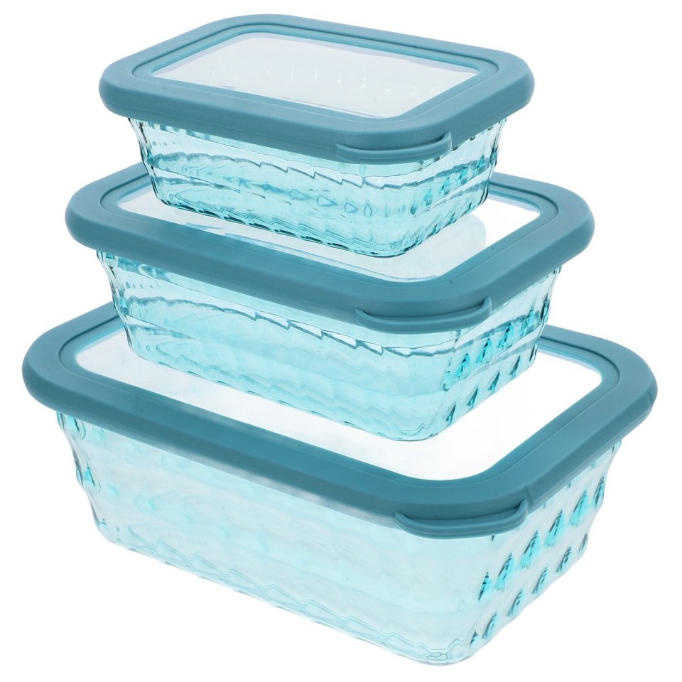 3 Count Kitchen Vegetable Storage Rack Reusable Salad Containers | eBay ...
