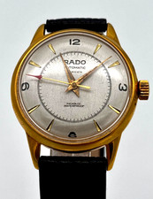 Rado Automatik Herrenuhr Vintage Edelstahl vergoldet / Incabloc 17 jewels