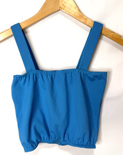 New KELLE Dance Costumes Top Turquoise Multiple Size Adult S M Teen Child L