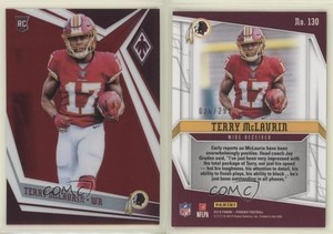 2019 Panini Phoenix Rookies Red /299 Terry McLaurin #130 Rookie RC