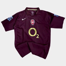Arsenal Home football shirt 2005 - 2006 Highbury Nike Red Adults S